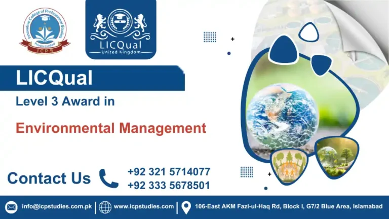 LICQual Level 3 Award in Environmental Management
