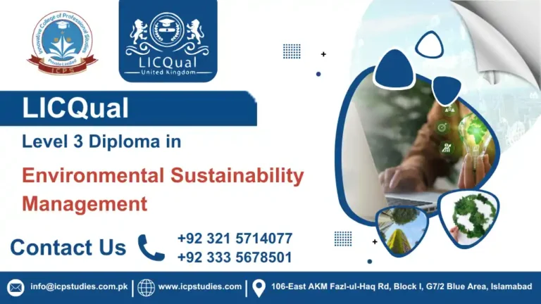 LICQual Level 3 Diploma in Environmental Sustainability Management