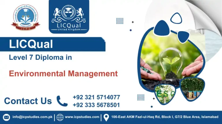 LICQual Level 7 Diploma in Environmental Management