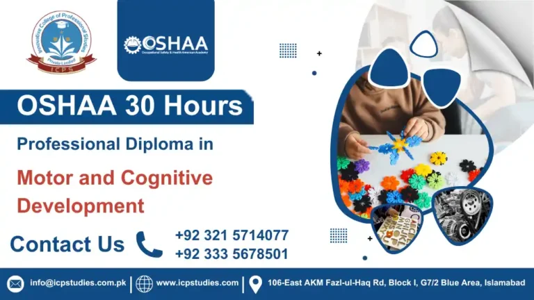 OSHAA 30-Hours Professional Diploma in Motor and Cognitive Development