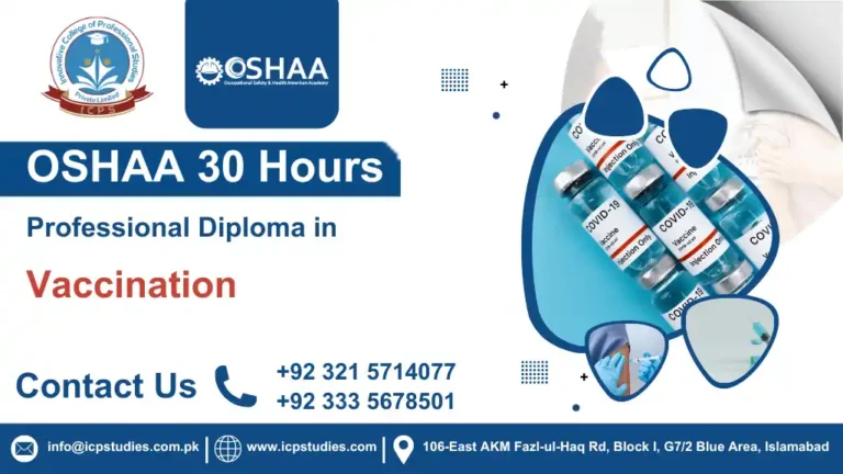 OSHAA 30-Hours Professional Diploma in Vaccination