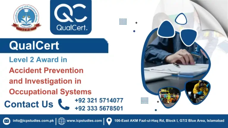 QualCert Level 2 Award in Accident Prevention and Investigation in Occupational Systems