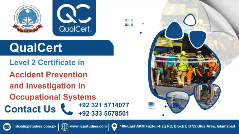QualCert Level 2 Certificate in Accident Prevention and Investigation in Occupational Systems