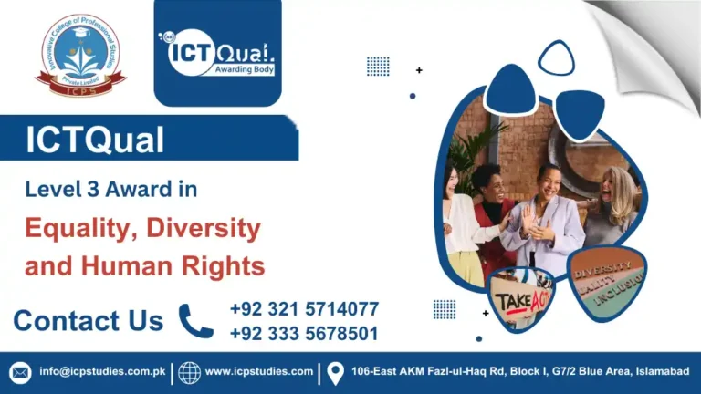 ICTQual Level 3 Award in Equality, Diversity and Human Rights