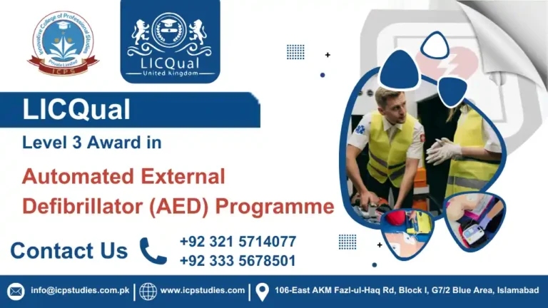 LICQual Level 3 Award in Automated External Defibrillator (AED) Programme