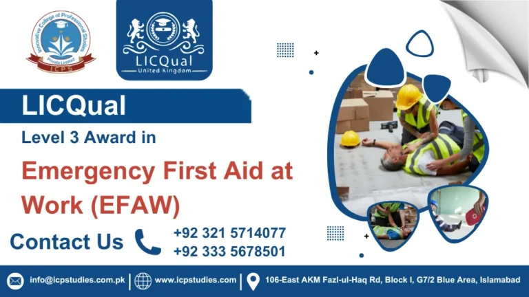 LICQual Level 3 Award in Emergency First Aid at Work (EFAW)
