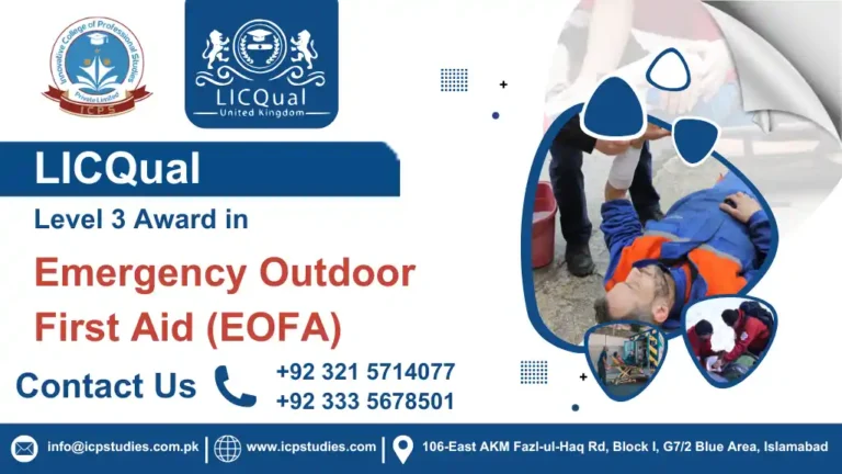 LICQual Level 3 Award in Emergency Outdoor First Aid (EOFA)