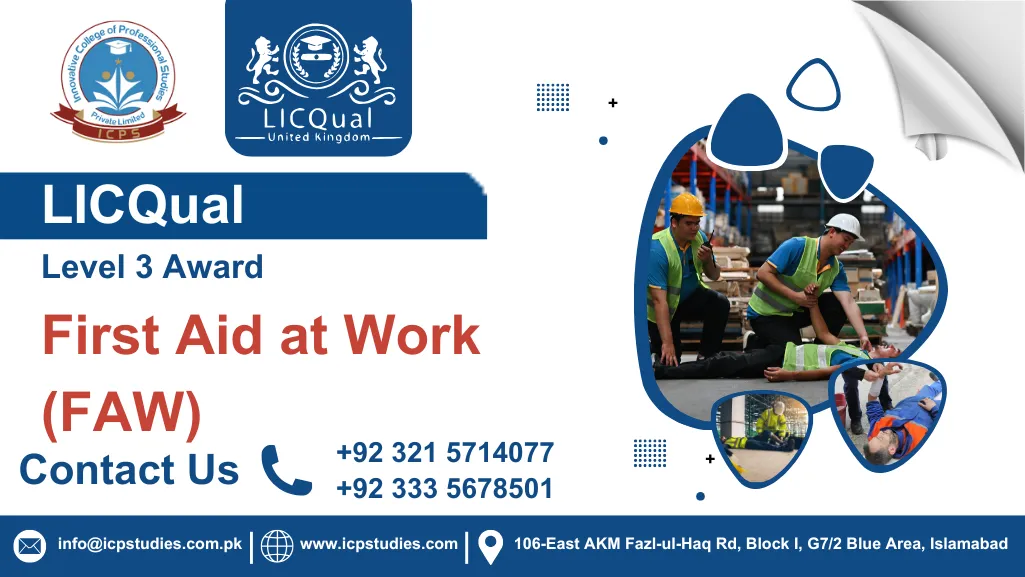 LICQual Level 3 Award in First Aid at Work (FAW)