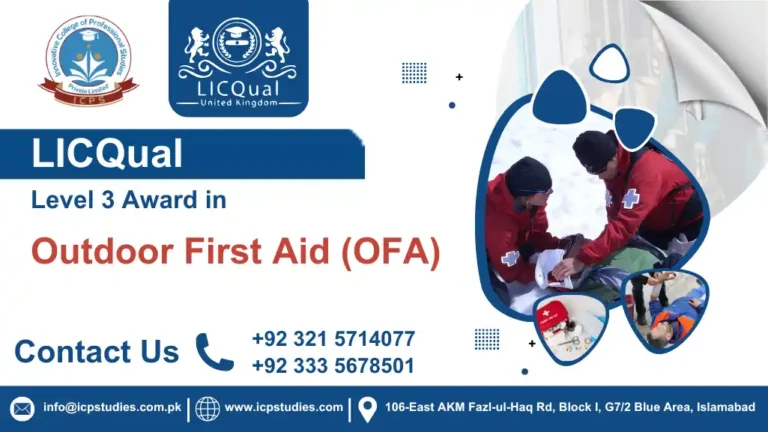 LICQual Level 3 Award in Outdoor First Aid (OFA)