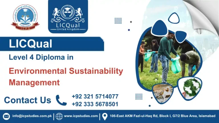 LICQual Level 4 Diploma in Environmental Sustainability Management