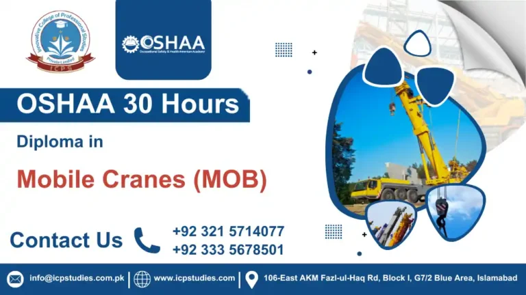 OSHAA 30-Hours Diploma in Mobile Cranes (MOB)