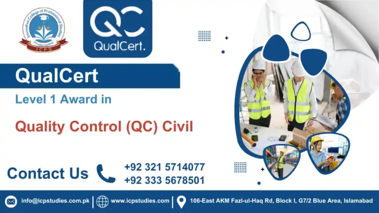 QualCert Level 1 Award in Quality Control (QC) Civil
