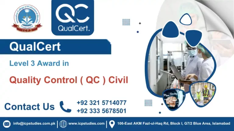 QualCert Level 3 Award in Quality Control ( QC ) Civil