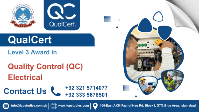 QualCert Level 3 Award in Quality Control (QC) Electrical