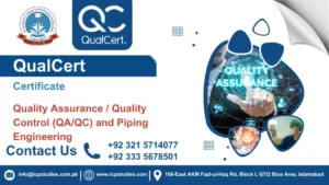 QualCert Quality Assurance / Quality Control (QA/QC) and Piping Engineering Certificate