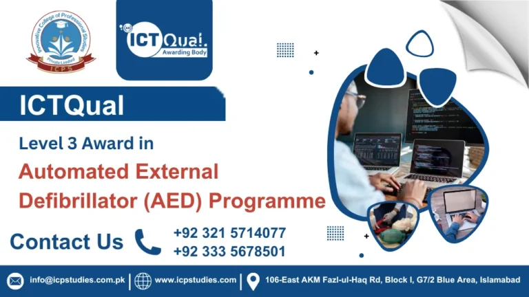 ICTQual AB Level 3 Award in Automated External Defibrillator (AED) Programme
