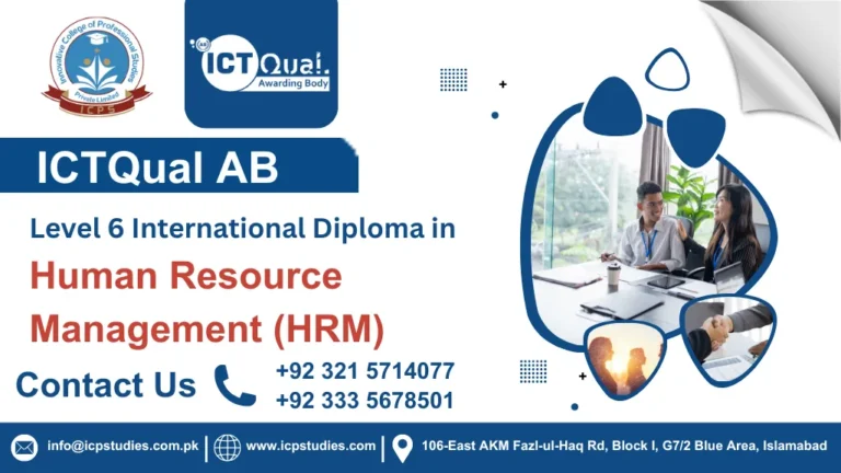 ICTQual AB Level 6 International Diploma in Human Resource Management (HRM)