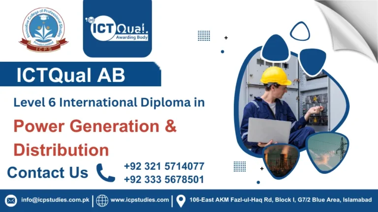 ICTQual AB Level 6 International Diploma in Power Generation & Distribution
