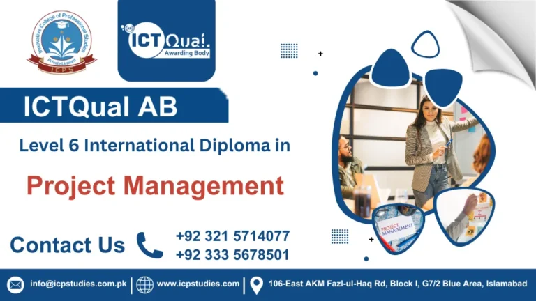ICTQual AB Level 6 International Diploma in Project Management