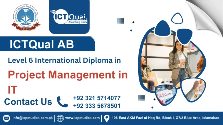 ICTQual AB Level 6 International Diploma in Project Management in IT