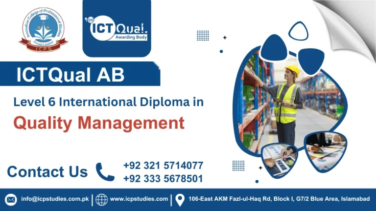 ICTQual AB Level 6 International Diploma in Quality Management