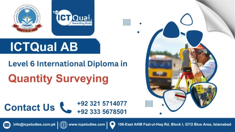 ICTQual AB Level 6 International Diploma in Quantity Surveying