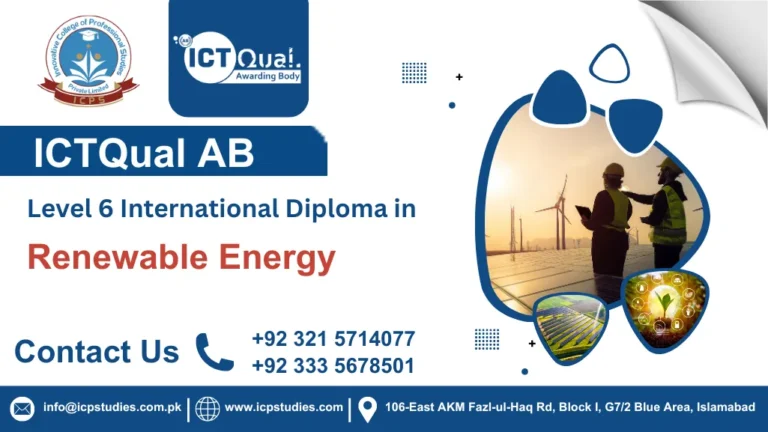 ICTQual AB Level 6 International Diploma in Renewable Energy