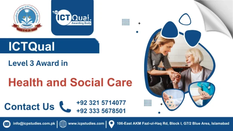 ICTQual Level 3 Award in Health and Social Care