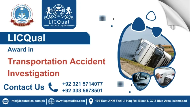 LICQual Award in Transportation Accident Investigation