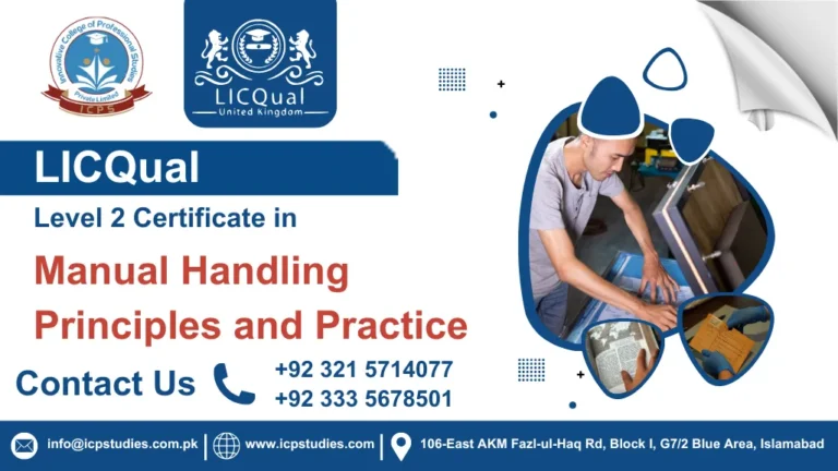 LICQual Level 2 Certificate in Principles of Manual Handling