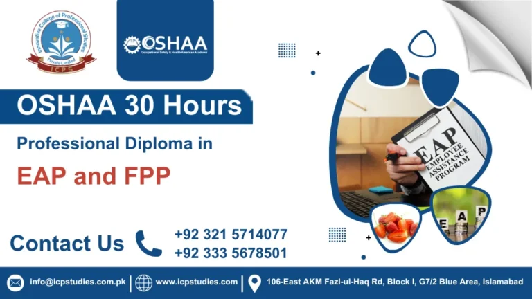 OSHAA 30-Hours Professional Diploma in EAP and FPP