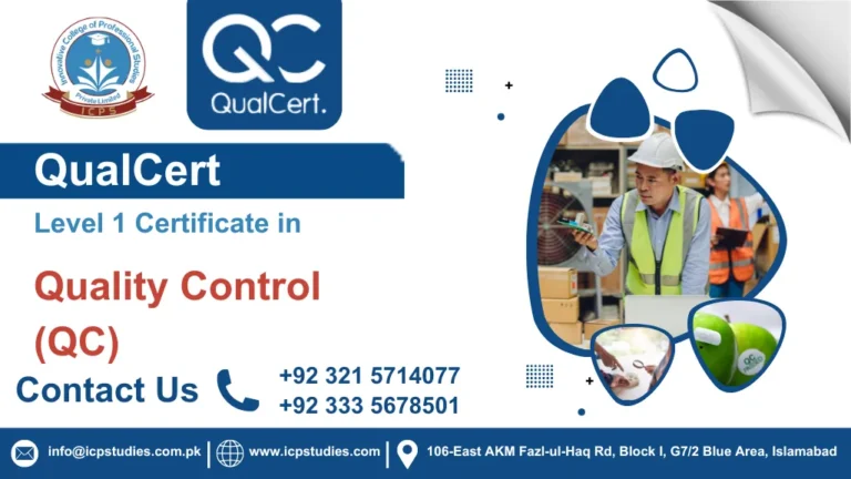 QualCert Level 1 Certificate in Quality Control (QC)