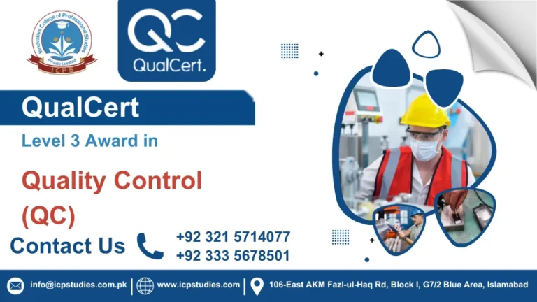 QualCert Level 3 Award in Quality Control (QC)