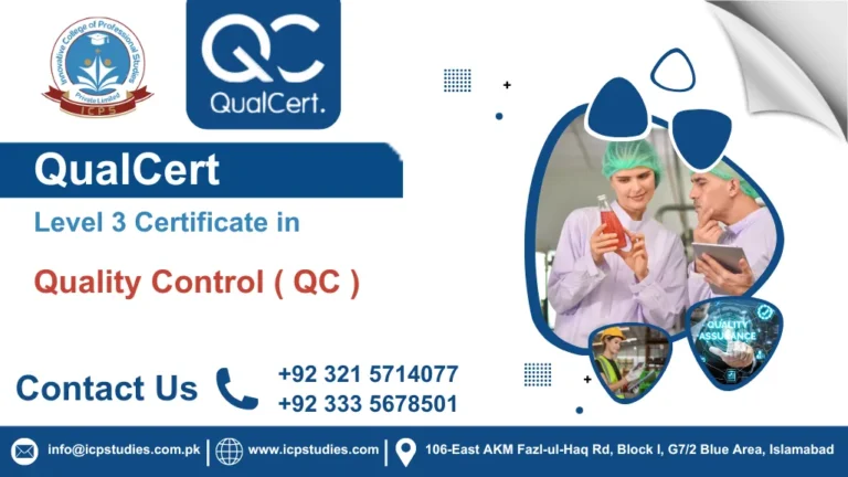 QualCert Level 3 Certificate in Quality Control (QC)