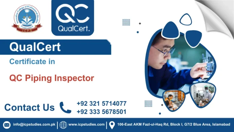 QualCert QC Piping Inspector Certificate