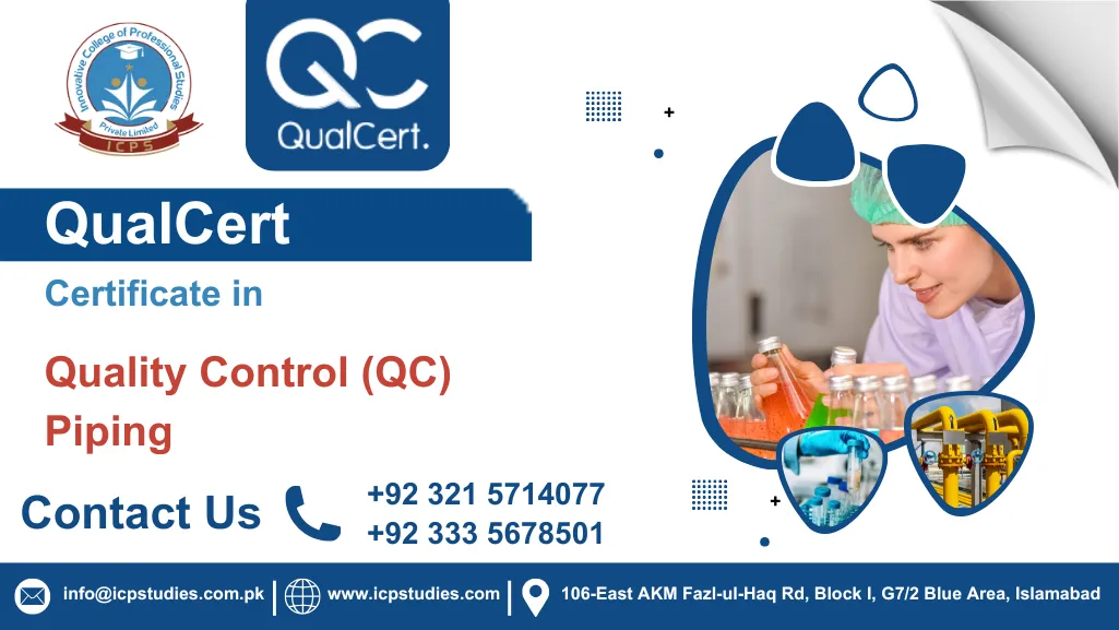 QualCert Quality Control (QC) Piping Certificate