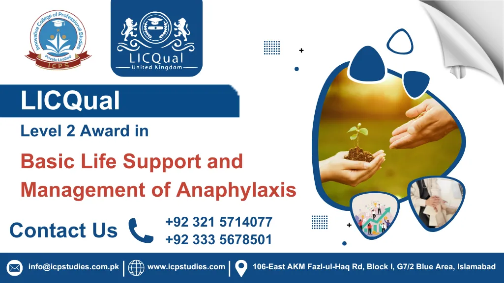 ICTQual Level 2 Award in Basic Life Support and Management of Anaphylaxis 1 ICTQual Level 2 Award in Basic Life Support and Management of Anaphylaxis
