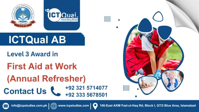 ICTQual Level 3 Award in First Aid at Work (Annual Refresher)