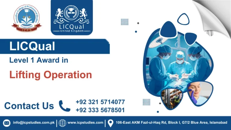 LICQual Level 1 Award in Lifting Operation