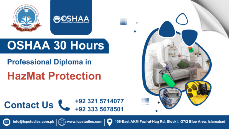 OSHAA 30-Hours Professional Diploma in HazMat Protection 4 OSHAA 30-Hours Professional Diploma in HazMat Protection
