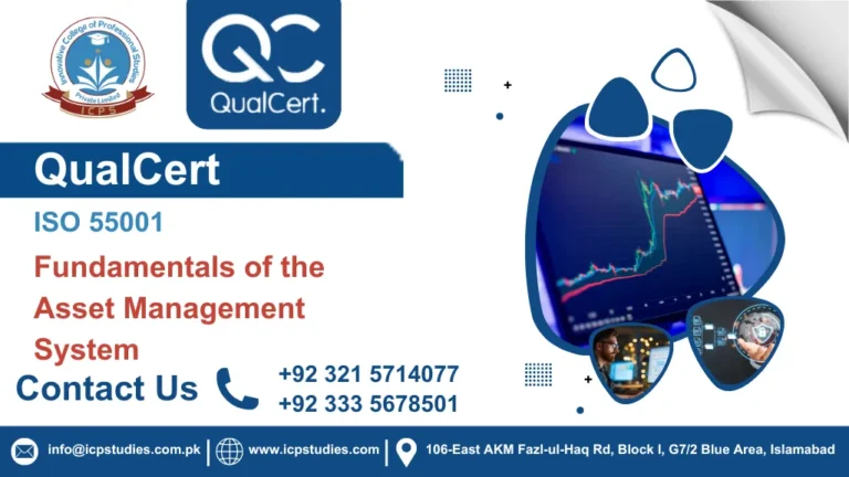 QualCert ISO 55001 – Fundamentals of the Asset Management System