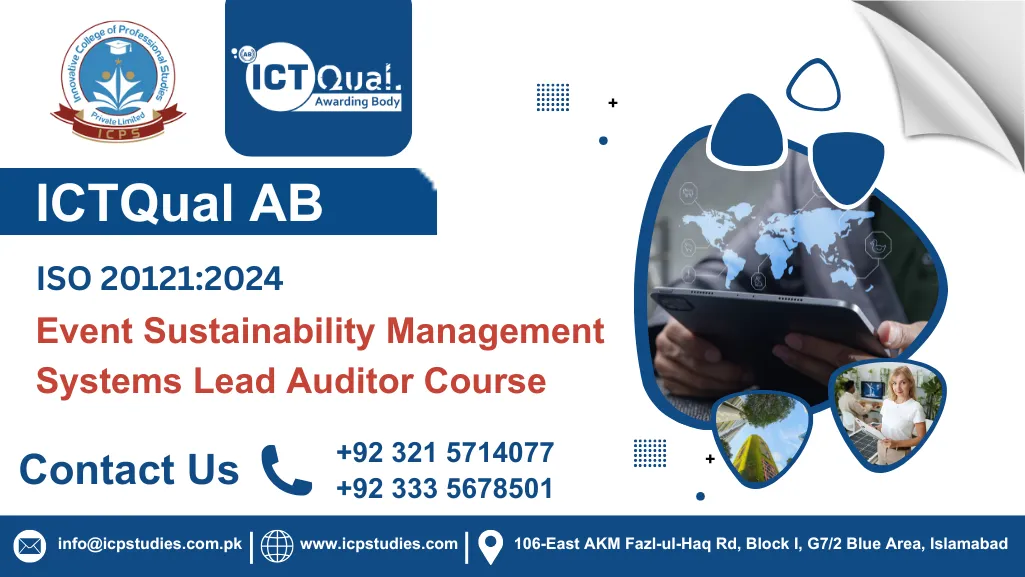 ICTQual AB ISO 20121:2024 Event Sustainability Management Systems Lead Auditor Course