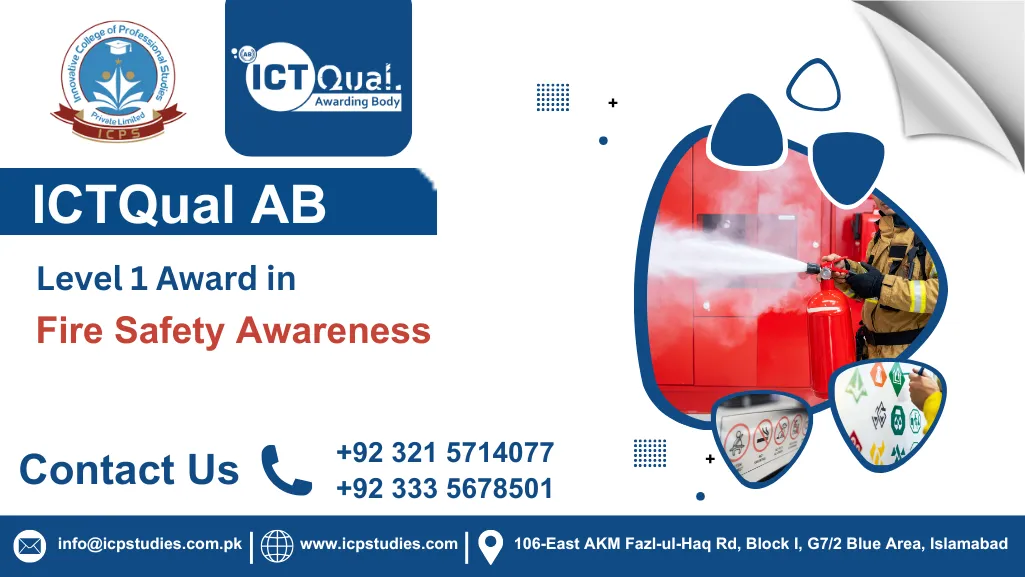 ICTQual AB Level 1 Award in Fire Safety Awareness