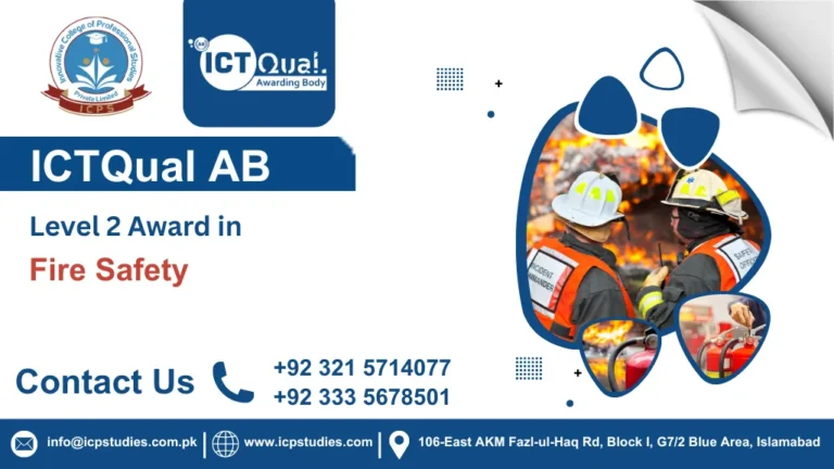 ICTQual AB Level 2 Award in Fire Safety