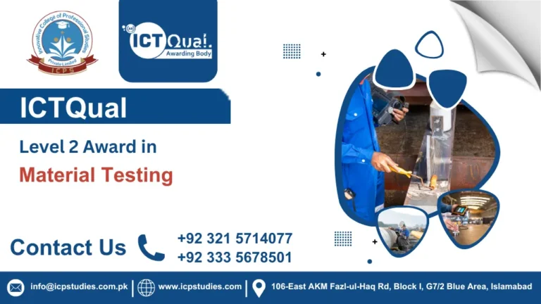 ICTQual AB Level 2 Award in Material Testing