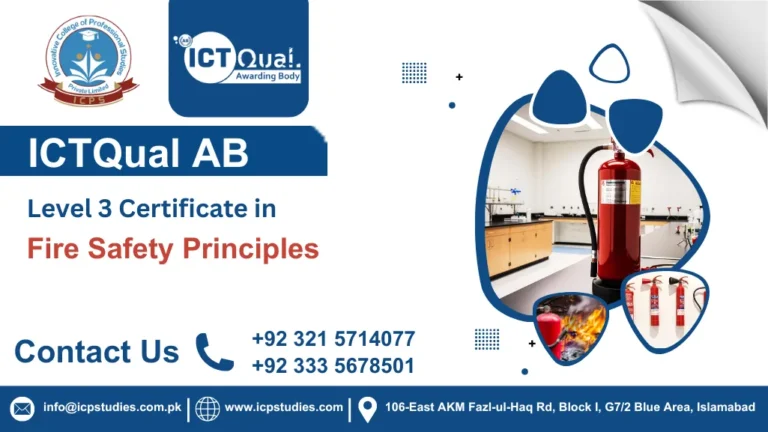 ICTQual AB Level 3 Certificate in Fire Safety Principles