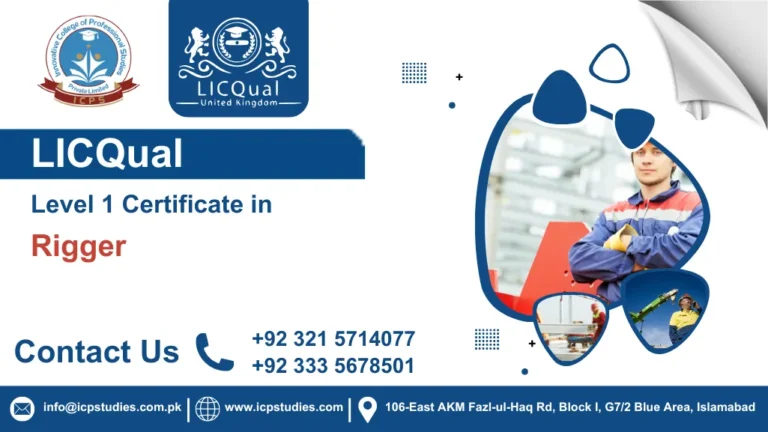 LICQual Level 1 Certificate in Rigger