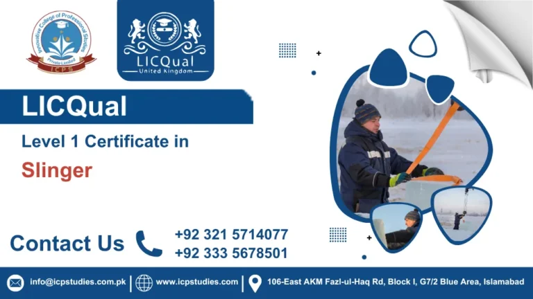 LICQual Level 1 Certificate in Slinger