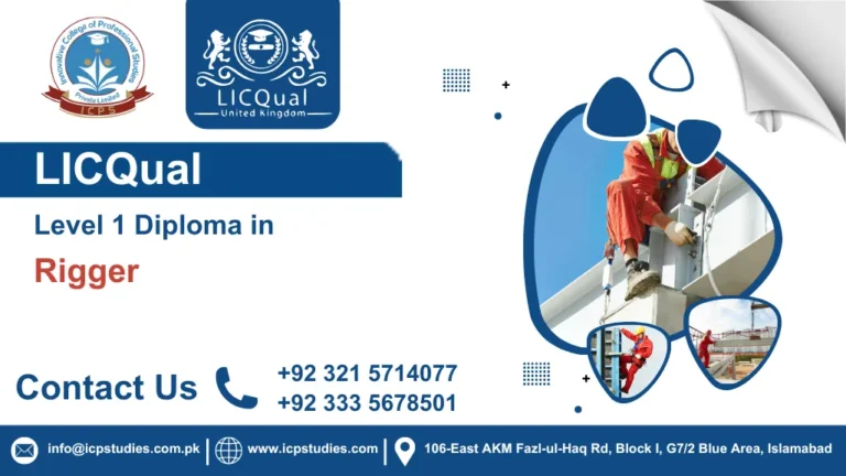 LICQual Level 1 Diploma in Rigger
