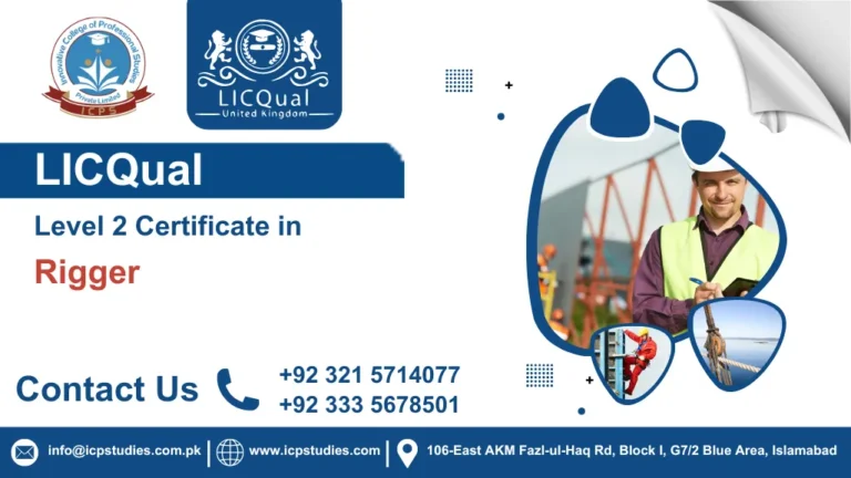 LICQual Level 2 Certificate in Rigger